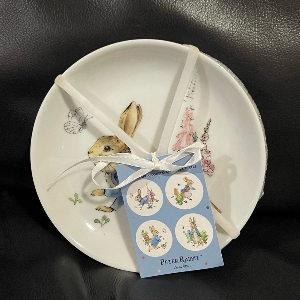 Easter Beatrix Potter Peter Rabbit Appetizer Plates, Set of 4